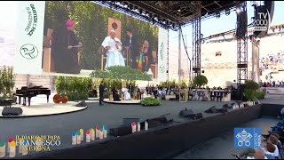 Papa Francesco a Verona - Incontro "Arena di Pace - Giustizia e Pace si baceranno"