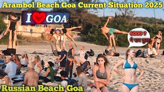 Discover ARAMBOL Beach, Goa's Hidden Gem!🥰Arambol Beach Goa | North Goa | Russian Beach | Goa 2025