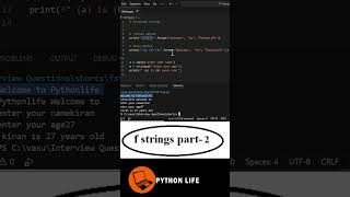 fstring Python in Telugu