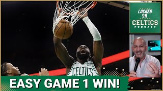 Boston Celtics get 57 from Jaylen Brown, Derrick White & cruise to Game 1 win over Cleveland