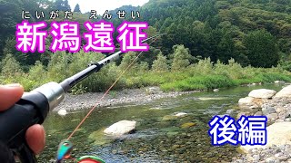 お気に入りの新潟県で渓流ルアー釣りと海ちょい投げ釣り（後編）