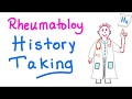 How to Take a Good Patient History - Rheumatology Series