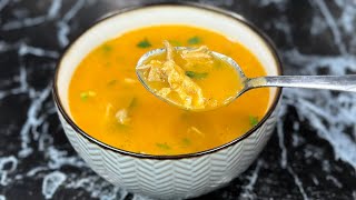 Cette SOUPE AU POULET est incroyable 😍 À la fois légère et rassasiante 🍲