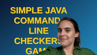 Codereview: Simple Java Command-line Checkers Game