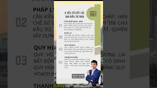 4 Yếu Tố Cốt Lõi Khi Đầu Tư Bất Động Sản