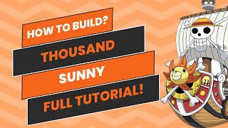 Building the Thousand Sunny in Minecraft! Step-by-Step Tutorial (2024)