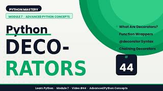 Python Decorators Explained | Function Wrapping Made Easy