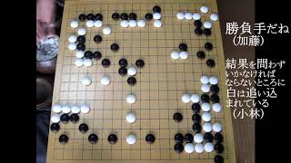 秀行棋聖 x 小林光一天元(先番)　33期本因坊戦最終予選　MR囲碁3838