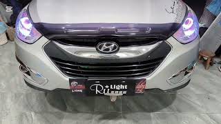 【Ru車體燈藝】魚眼改裝案例 - #HYUNDAI  #現代  #IX35