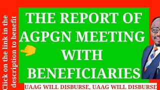 UAAG, THEOBARTH  CURRENT UPDATE 🖕 THE REPORT OF AGPGN MEETING