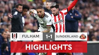 Black Cats Battle Hard For A Replay | Fulham 1-1 Sunderland | Emirates FA Cup 2022-23