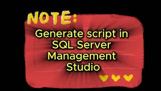 How to Generate SQL Script for Database in SQL Server (Step by Step)
