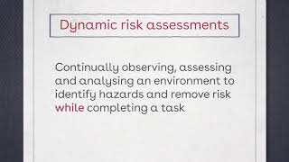 What is a dynamic risk assessment? | Risk Assessment Training | iHASCO