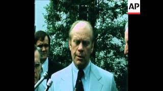 SYND 10 7 75 PRESIDENT FORD SPEAKS ON AID FOR TURKEY