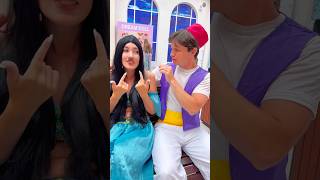 Aladdin is in complete shock…😮😂 (not for kids) #jasminemeyer