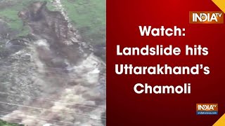 Watch: Landslide hits Uttarakhand's Chamoli