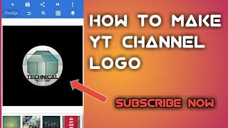 how to make best youtube channel logo on pixlabe #T4