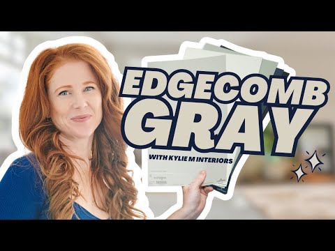 What undertones does Benjamin Moore Edgecomb Gray have?