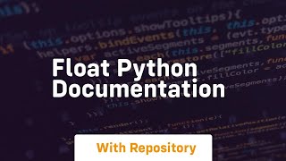 float python documentation