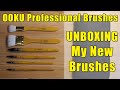 Unboxing OOKU Professional Watercolor Brush Set