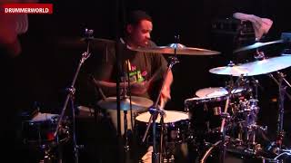 Greg Clark  - Raheem DeVaughn: Give The Drummer Some...filmed by Bernhard Castiglioni - Drummerworld