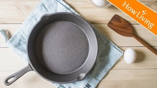 鑄鐵鍋 開鍋、清潔、養鍋小技巧 [廚房秘訣] 料理訣竅 How To Season A Cast Iron Pan│HowLiving美味生活