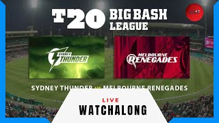 Melbourne Renegades v Sydney Thunder Live T20 Big Bash League Cricket