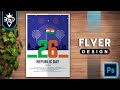 India Republic Day Flyer Design in | Photoshop CC tutorial |