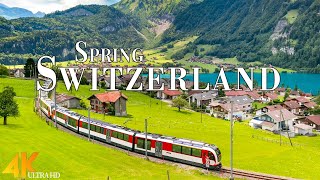 Spring Switzerland 4K Ultra HD • Stunning Footage, Scenic Relaxation Film with Calming Music.