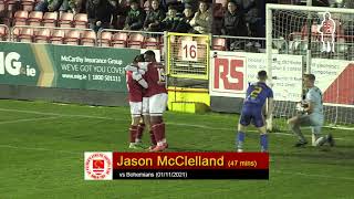 Goal: Jason McClelland (vs Bohemians 01/11/2021)