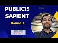 Interview Experience of Publicis Sapient | Java interview Live !!