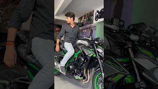 Taking delivery of Kawasaki Z900 🔥 #shorts #rap #newsong #z900 #kawasaki #trending #zx10r #biker