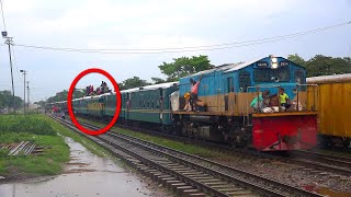 Coach damage of Dhaka Mail (Chittagong-Dhaka) Train || Bangladesh Railways Longest Intercity Train