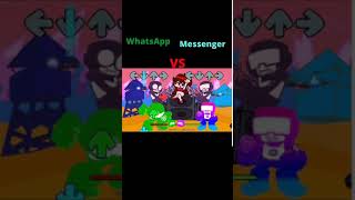 Best Mods in the Game   Friday Night Funkin ' WhatsApp VS Messenger #shorts