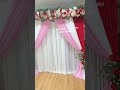 Diy - Floral decoration idea for wedding, Bridal shower, Engagement, Half Saree Ceremony and etc..