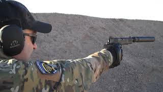 Suppressed .45 ACP 1911 at Shot Show 2025, Range Day