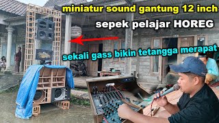 NGERI BANGET !! kekuatan BASS box F1 X box PARATHEL 12 inch spek pelajar