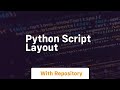 python script layout