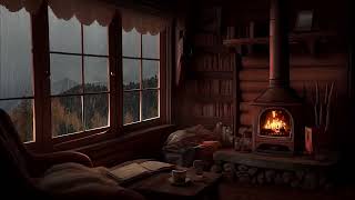Cozy Bedroom Ambience - Rain On Window 3 Hours for Sleeping Studying