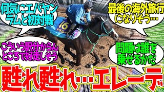 ドゥラエレーデ、ドバイへに対するみんなの反応！【競馬 の反応集】