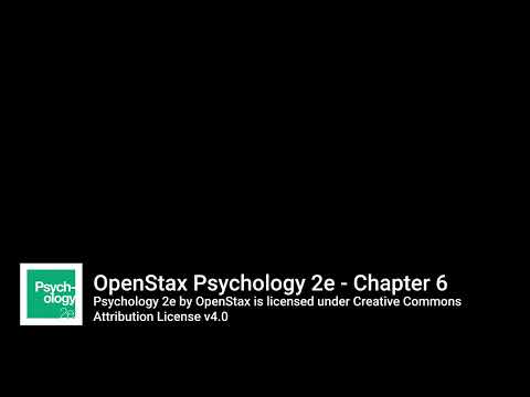 OpenStax Psychology 2e CH6 - YouTube