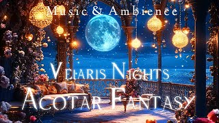 Velaris Nights |Moonlit Dreams \u0026 Starlit Melodies |ACOTAR Fantasy Ambience \u0026Romantic Escape #acotar