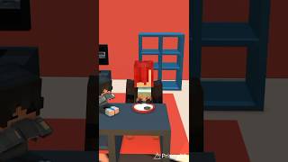 เมื่อคุณกำลังรับประทานอาหาร Lagi Makan Minecraft Animation  #prisma3d #shorts #shortvideo#minecraft