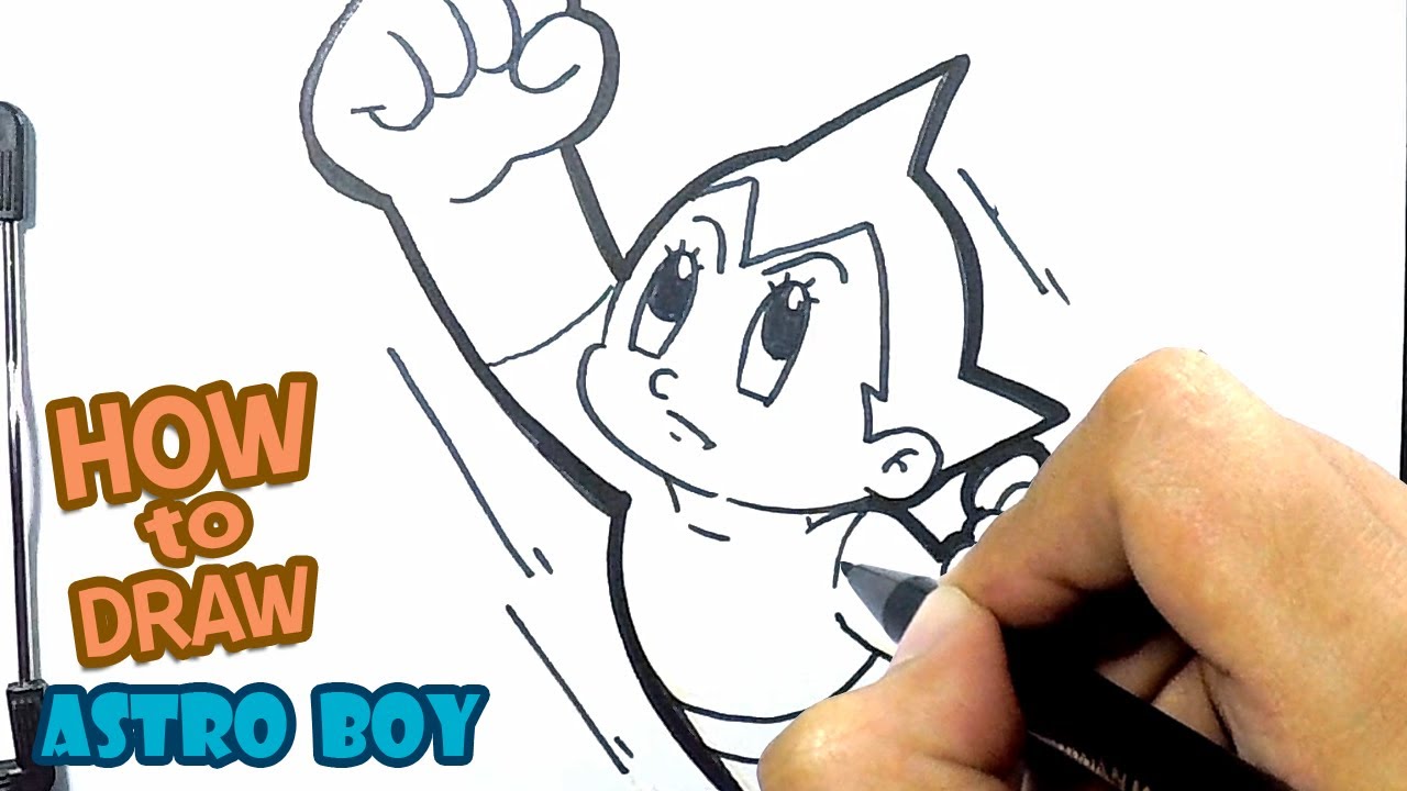 How To Draw Astro Boy Youtube