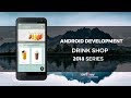 Android Development Tutorial - Drink Shop App part 10 Display Cart icon with notification badge