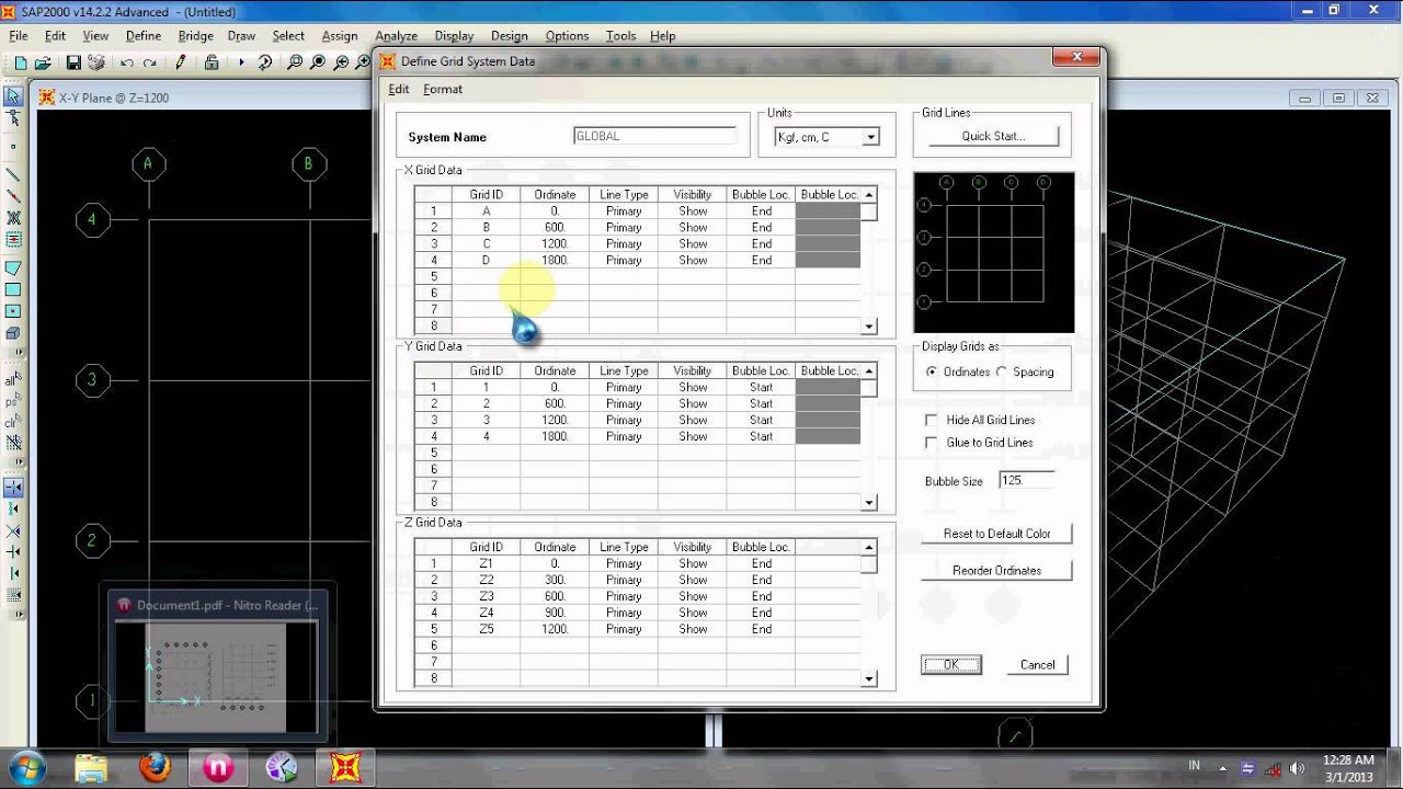 (1/13) Tutorial SAP2000- For Beginner (Indonesia) (LIHAT LINK DIBAWAH ...