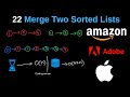 Leetcode - 21 Merge Two Sorted Lists (EASY) in Python | Java | Coding Sensei