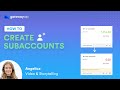 How to create subaccounts - GatewayAPI