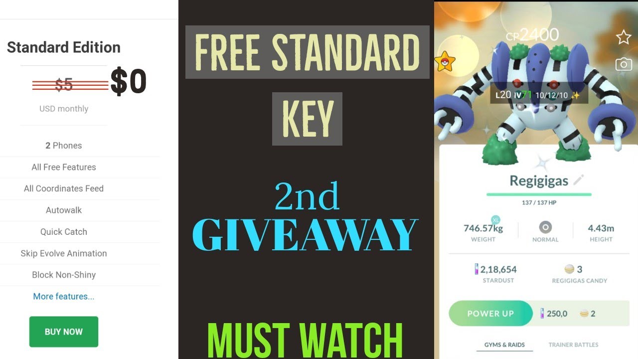 How To Get Free PgSharp Standard Key | PgSharp Standard Key Giveaway ...