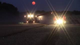 2016 Wheat Harvest Under A Strawberry Moon